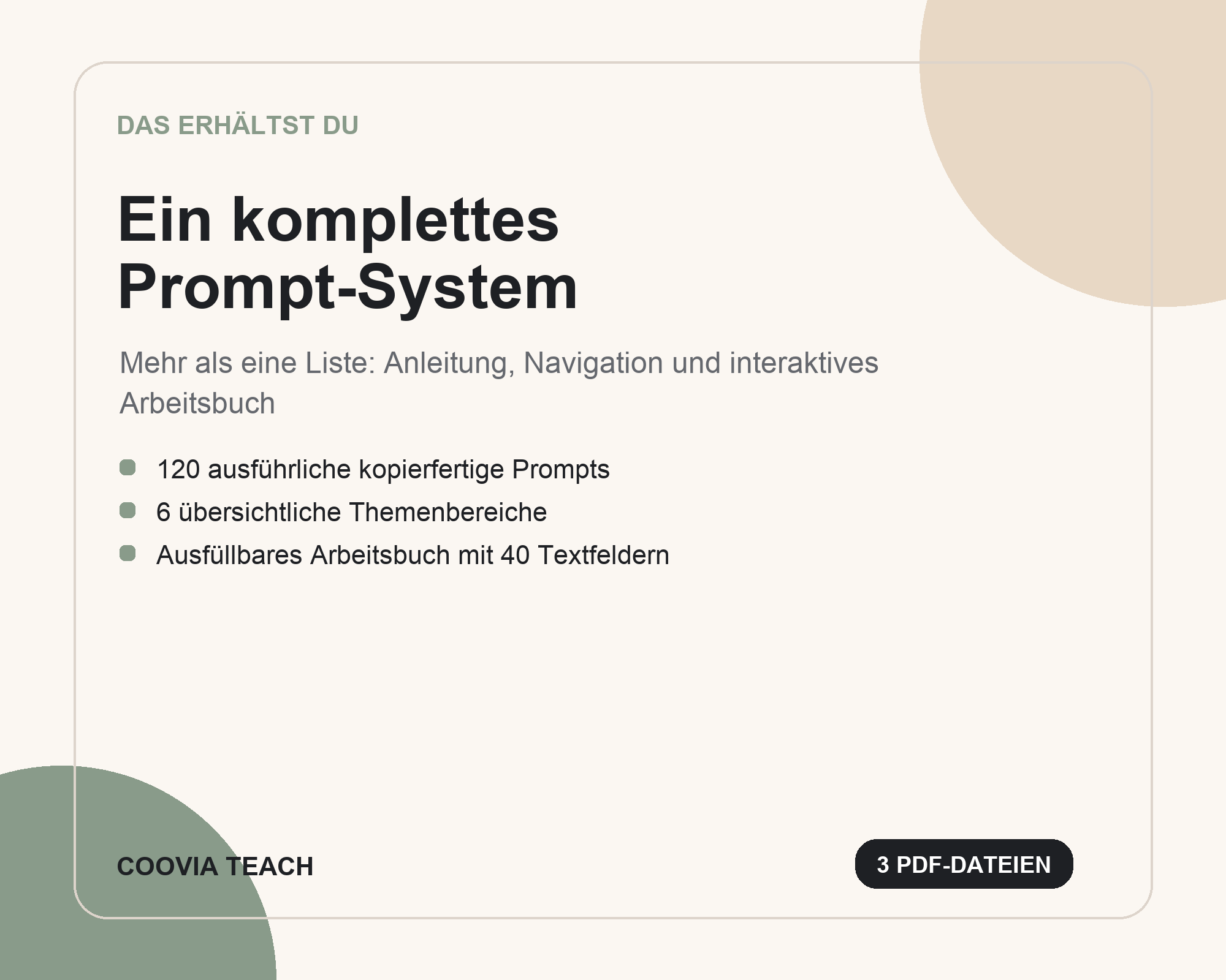 KI-Unterrichtsassistent – 120 Prompts für Lehrkräfte