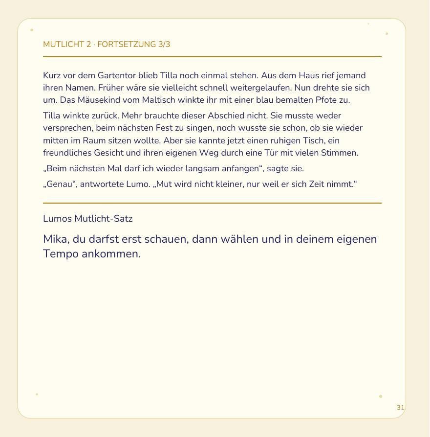 Lumo und die 30 Mutlichter – Kinderbuch als PDF