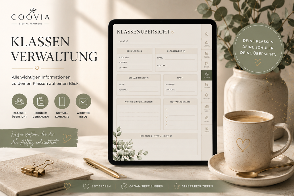 Digitaler Lehrerkalender 2026/2027 – 1.578 Seiten für Goodnotes & iPad