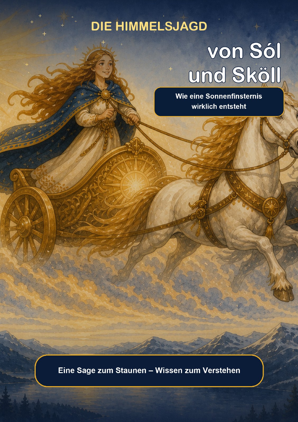 Die Himmelsjagd von Sól und Sköll – Kinderbuch über Sonnenfinsternisse als PDF