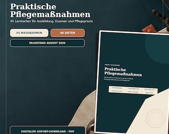 Praktische Pflegemaßnahmen PDF – digitales Produkt von COOVIA