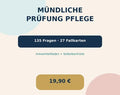 Mündliche Prüfung Pflege PDF – digitales Produkt von COOVIA