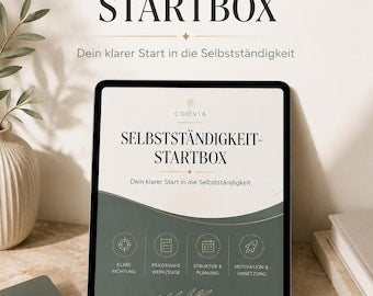 Selbstständigkeit-Startbox – digitales Produkt von COOVIA