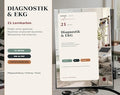 Diagnostik und EKG Lernkarten PDF – digitales Produkt von COOVIA