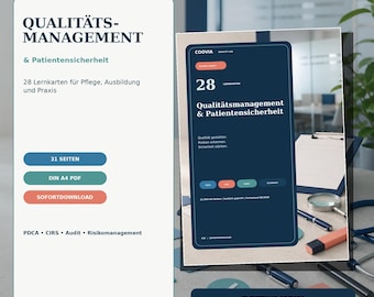 Qualitätsmanagement Pflege PDF – digitales Produkt von COOVIA