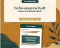 Schwangerschaft und Wochenbett Lernkarten PDF – digitales Produkt von COOVIA