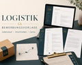 Bewerbungsvorlage Logistik – Lebenslauf, Anschreiben & Bewerbungs-Kompass – digitales Produkt von COOVIA