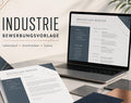 Bewerbungsvorlage Industrie – Lebenslauf, Anschreiben & Bewerbungs-Kompass – digitales Produkt von COOVIA