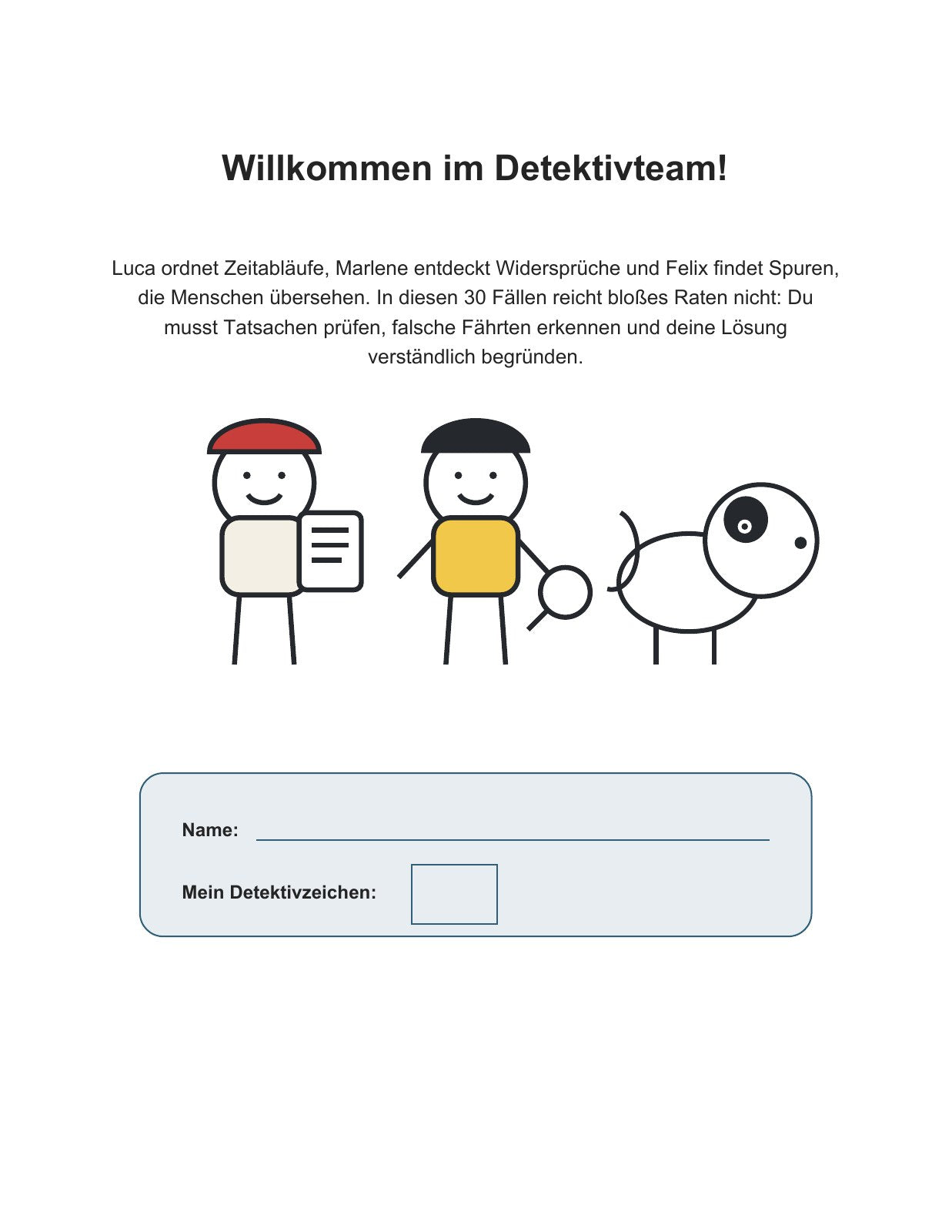 10-Minuten-Leserätsel 8-10 Jahre
